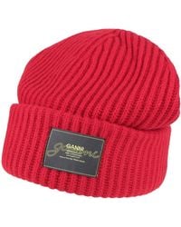 Ganni - Hat Wool, Recycled Wool, Recycled Polyamide - Lyst