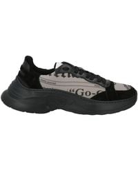 John Galliano - Sneakers Leather, Textile Fibers - Lyst