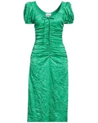Ganni - Midi Dress - Lyst
