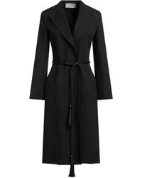 Agnona - Overcoat & Trench Coat Cotton, Polyamide, Lambskin - Lyst