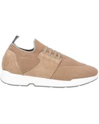 Andrea Ventura Firenze - Camel Sneakers Textile Fibers, Leather - Lyst