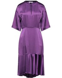 ODEEH Midi Dress - Purple