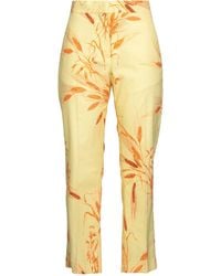 MSGM - Pastel Pants Cotton, Elastane - Lyst