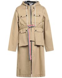 Thom Browne - Overcoat & Trench Coat Cotton - Lyst