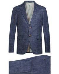 Etro - Suit Wool, Silk, Linen, Viscose - Lyst