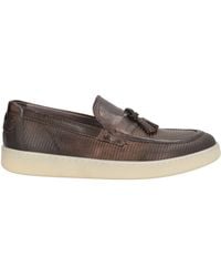 Pawelk's - Dark Loafers Leather - Lyst