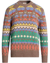 Altea - Taupe Sweater Virgin Wool, Alpaca Wool, Polyamide, Cashmere - Lyst