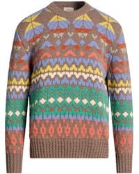 Altea - Taupe Sweater Virgin Wool, Alpaca Wool, Polyamide, Cashmere - Lyst