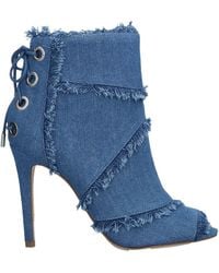 Guess - Ankle Boots Textile Fibers - Lyst