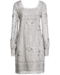 Alberta Ferretti - Mini Dress Polyester - Lyst