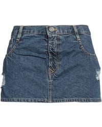 Vivienne Westwood - Denim Skirt - Lyst