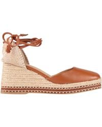 Castañer - Tan Espadrilles Leather - Lyst
