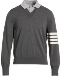 Thom Browne - Sweater Cotton, Polyamide - Lyst