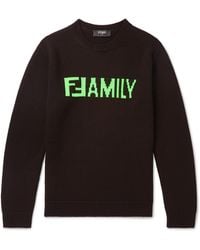 fendi family sweater blackish
