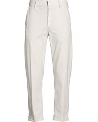 Eleventy - Platinum Ivory Pants Cotton, Polyamide, Elastane - Lyst