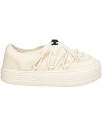 Palm Angels - Cream Sneakers Textile Fibers - Lyst