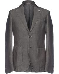 L.B.M. 1911 - Military Blazer Linen, Cotton - Lyst