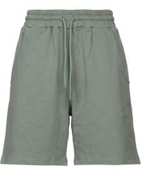 hinnominate - Military Shorts & Bermuda Shorts Viscose, Polyester, Elastane - Lyst