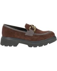 Nila & Nila - Dark Loafers Leather - Lyst