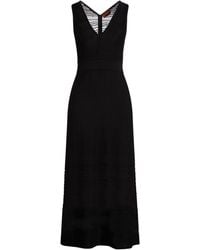 Missoni - Midi Dress Wool, Viscose, Synthetic Fibers, Metallic Fiber, Elastane - Lyst