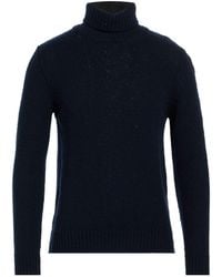 Eleventy - Platinum Midnight Turtleneck Wool, Cashmere, Elastane - Lyst