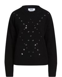 MSGM - Sweater Wool, Cashmere - Lyst