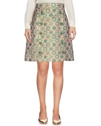 Dolce & Gabbana Knielanger Rock - Grün