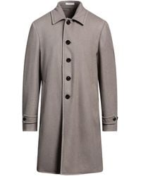 Boglioli - Taupe Coat Virgin Wool, Polyester - Lyst