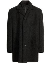 Bugatti - Flexcity Charcoal Coat Acrylic, Polyester, Cotton, Wool, Alpaca Wool - Lyst