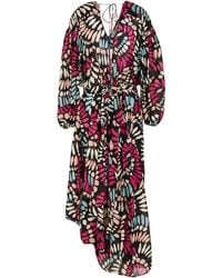 Jucca - Midi Dress Silk - Lyst