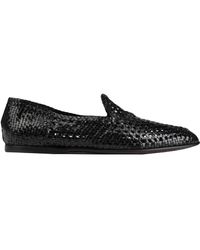 Chaussures à boucle Daim Dolce & Gabbana pour homme en coloris Noir Homme Chaussures Chaussures à enfiler Chaussures à boucles 
