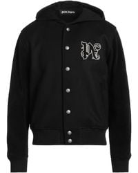 Palm Angels - Jacket Virgin Wool, Polyamide, Cotton, Leather - Lyst