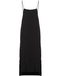 Isabel Benenato - Midi Dress Viscose, Elastane - Lyst