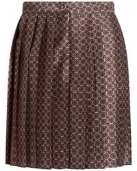 MVP WARDROBE - Brick Mini Skirt Polyester - Lyst