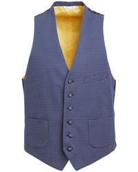 Manuel Ritz - Tailored Vest Cotton, Elastane - Lyst