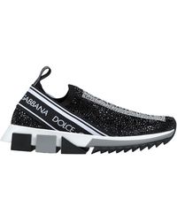Dolce & Gabbana - Sorrento Sneakers With Fusible Crystals - Lyst