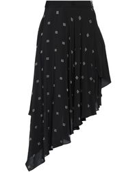 Givenchy - Midi Skirt Silk, Polyester - Lyst