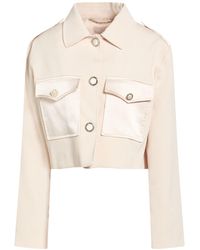 Rinascimento - Cream Jacket Polyester - Lyst
