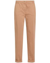 Manila Grace - Pants Cotton, Elastane - Lyst