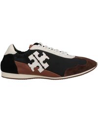 Tory Burch - Tory Nylon And Leather Sneakers - Lyst