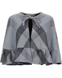 Burberry Capes & Ponchos - Grey
