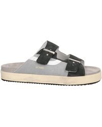 HIDNANDER - Light Sandals Leather, Textile Fibers - Lyst