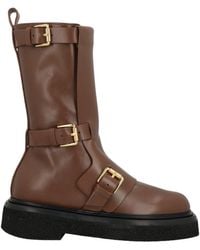 Max Mara - Ankle Boots Leather - Lyst