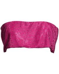 alma sanchez - Fuchsia Top Polyester, Elastane - Lyst
