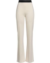 SEVENTY VENEZIA - Cream Pants Viscose, Virgin Wool, Elastane - Lyst