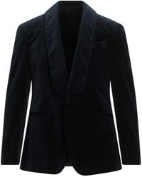 Caruso - Midnight Blazer Cotton - Lyst