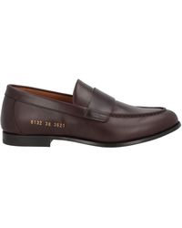 Common Projects - Dark Loafers Leather - Lyst