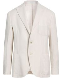 Eleventy - Platinum Blazer Linen, Wool, Silk, Elastane - Lyst