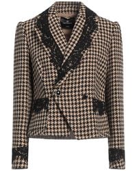 Cristinaeffe - Sand Blazer Polyester, Wool - Lyst