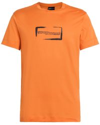 Emporio Armani - T-Shirt Cotton - Lyst